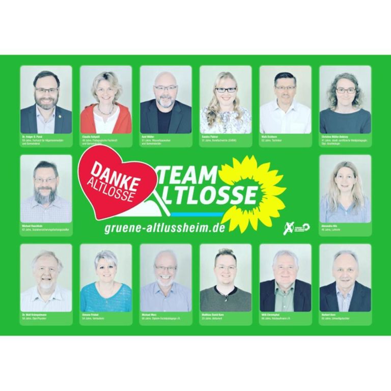 GRÜNE werden stärkste Kraft in Altlußheim!!!