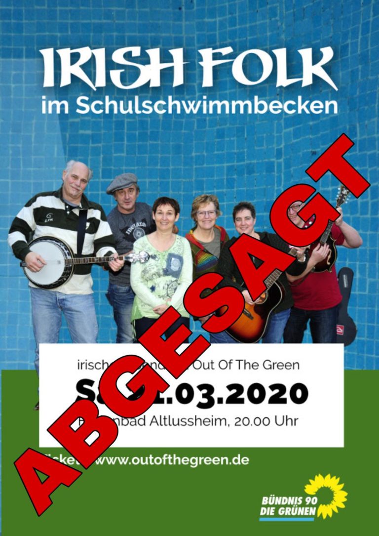 Absage des Konzertes Out of the Green