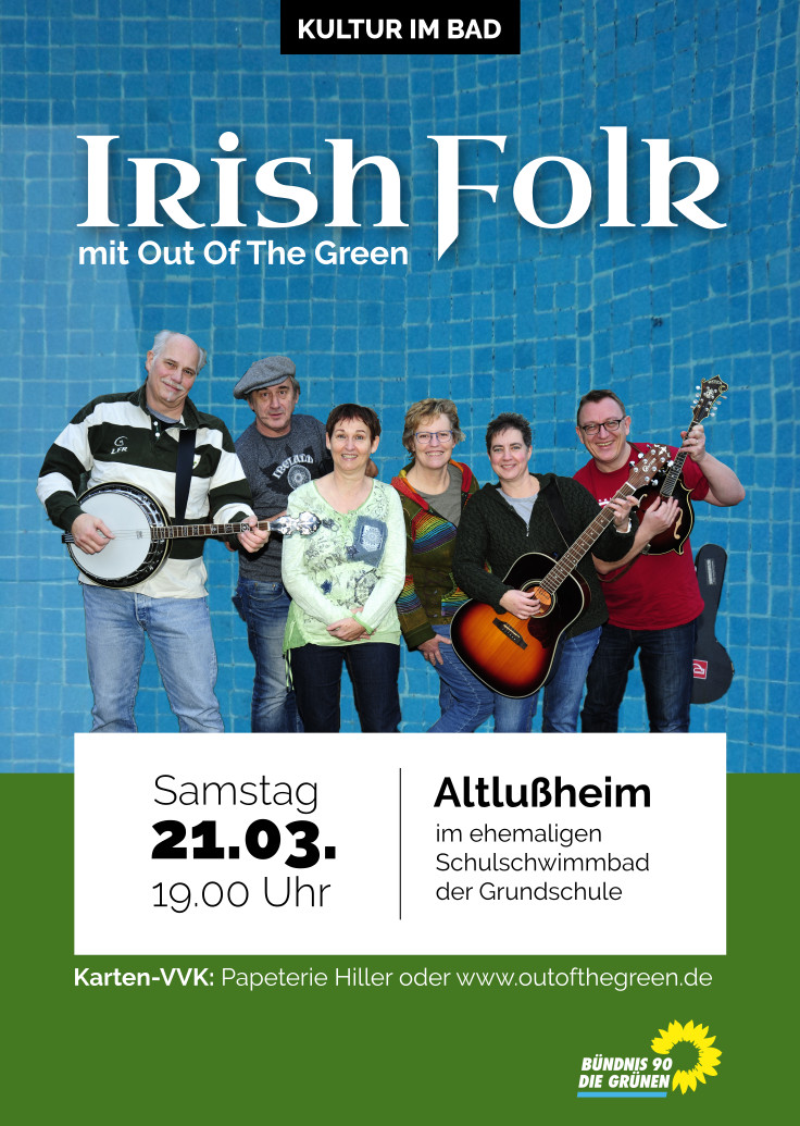 Konzert Kultur im Bad -mit“ Out of the Green“