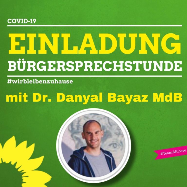 Bürgersprechstunde mit Danyal Bayaz MdB