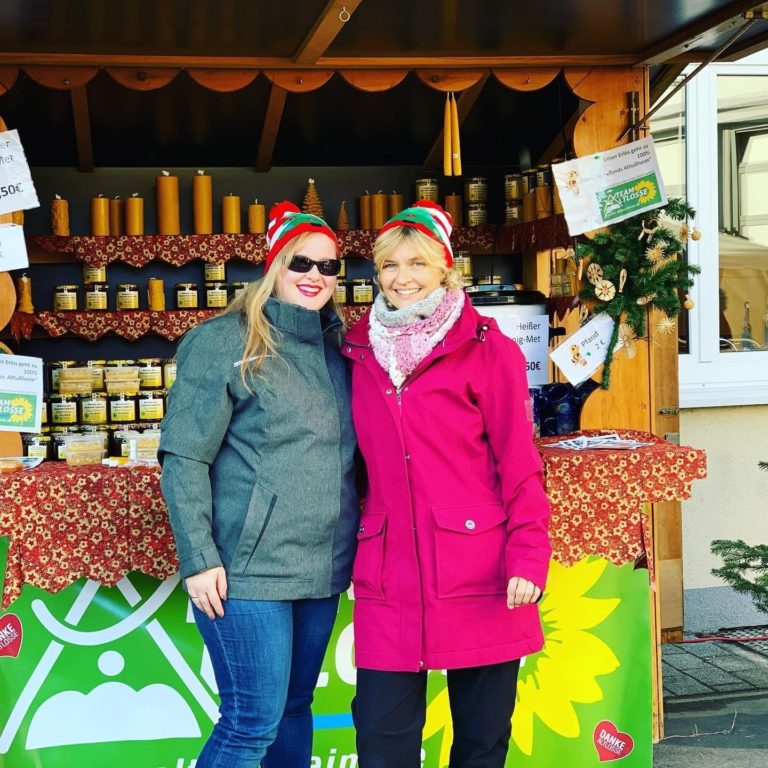 Grüne beim Altußheimer Weihnachtsmarkt vertreten.